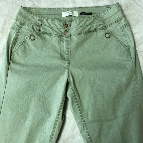 NWOT Sandwich Green Slim Fit Skinny Ankle Pants Size 29 - Picture 5 of 16